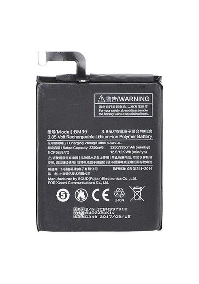 Xiaomi Mi6 Bm39 Uyumlu Batarya Pil Energy Marka