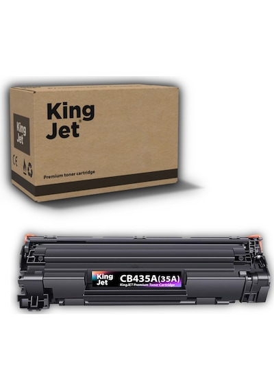 Kingjet Hp Uyumlu 35a Cb435a Standart Kapasiteli Çipli  Uyumlu Toneri Laserjet P1005