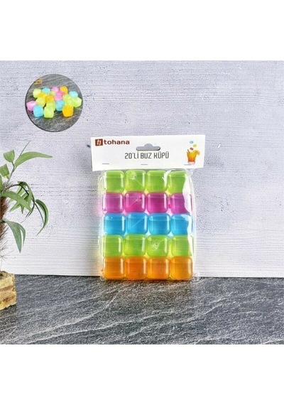 Snow Home 20 Li Renkli Buz Küpü Plastik Diğer