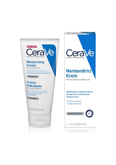 Cerave Kuru ve Çok Kuru Ciltler için Nemlendirici Bakım Kremi 177 ML