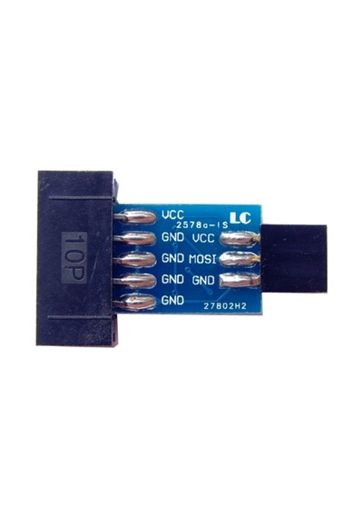 10 Pin To 6 Pin Atmel Programlayıcı Çevirici Kartı Arduino Uno R3 Mega 2560 Avrısp Mkıı Usbasp