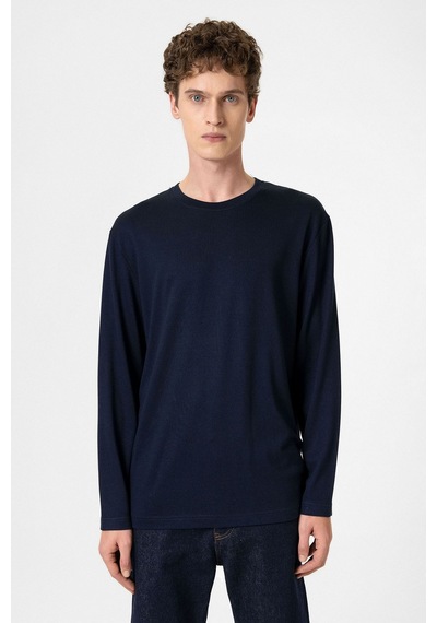 Antioch Relaxed Fit Basic Erkek T-shirt Lacivert