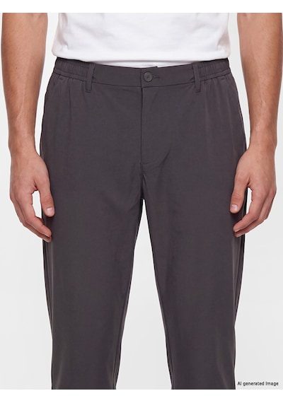Lcw Vision Gri Slim Fit Erkek Pileli Pantolon
