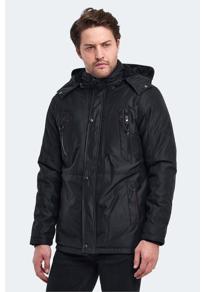 Slazenger Hold Erkek Mont Siyah