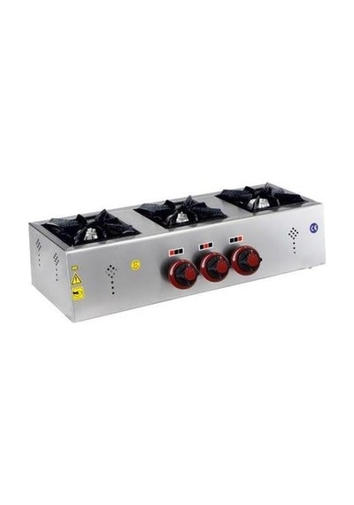 Csa Karacasan Tüplü Üçlü 3 Gözlü Mini Set Üstü Ocak