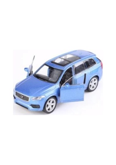Oyuncak Metal Model Araba 1/36 Çek Bırak Mavi Volvo Xc90