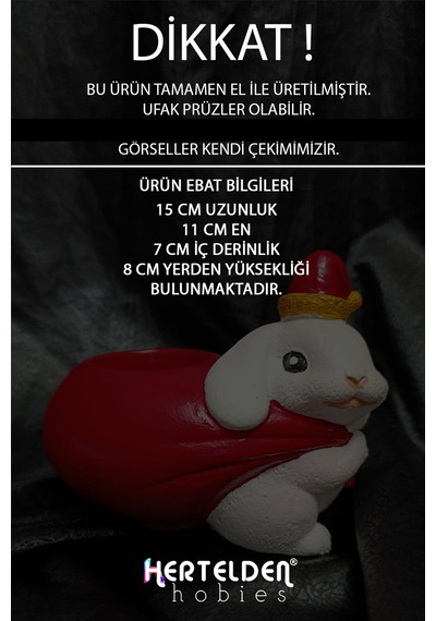 El Yapımı Noel Tavşan Kalemlik Saksı Yeni Yıl/yılbaşı Hediyesi, Süsleri Dekoratif Obje
