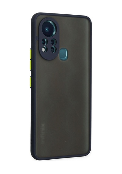İnfinix Hot 11s Uyumlu Kılıf Montreal Silikon Kapak - Lacivert