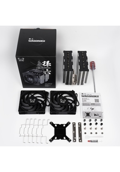 Tr Magoroku Dual Tower Dual Fan Cpu Hava Soğutucu, Intel Lga1700, Lga1151, Amd Am5, Am4 Desteği, 120mm, Scmr-1000 Diğer
