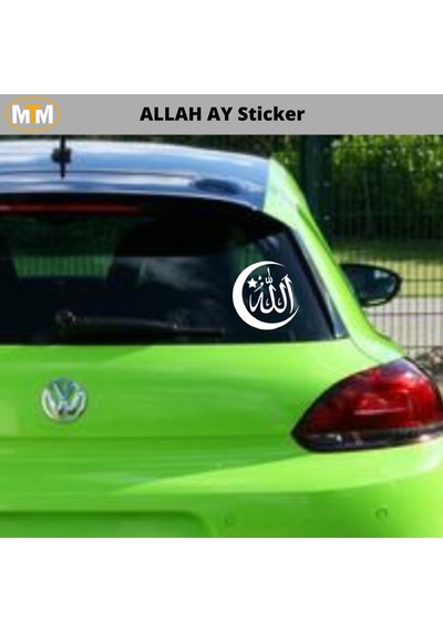 Allah Ay Oto Sticker 15 Cm