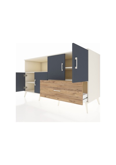 Kronos Konsol 4 Raflı Tek Çekmeceli 4 Kapaklı 176x59x99 Aytaşı-an Aytaşı-antrasit/çam Kronos Konsol 4 Raflı Tek Çekmeceli 4 Kapaklı 176x59x99 Aytaşı-an Aytaşı-antrasit/çam