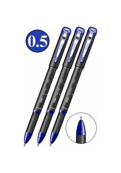 Mavi Pilot Kalem Dna Gel Pen 3 Adet Scrikss Pilot Kalem 0.5mm Roller Uç Pilot Kalem İnce Uçlu Likit Mürekkepli Pilot
