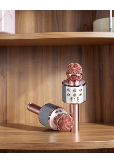 Bluetooth Hoparlör Usb Aux Sd Kart Koroke Mikrofon Uczzzkaraokemikrofonn3