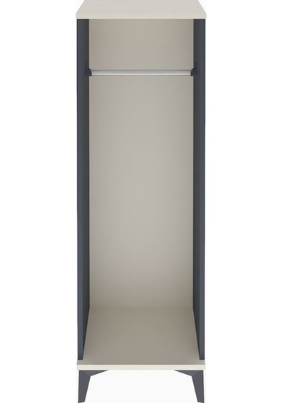 Arges Dolap Tek Askılı 44x30x134 Antrasit-aytaşı Antrasit