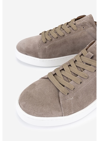Valmenti Erkek Hakiki Deri Bej Süet Sneakers & Spor Ayakkabı 04 4411 Erk Ayk Y26 Bej Suet