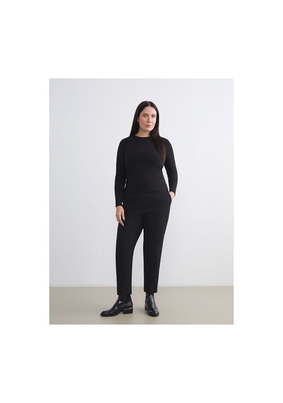 LC Waikiki Alıta Cıty Farkıyla Lcw Modest Siyah Beli Lastikli Havuç Kesim Dokulu Kadın Pantolon Siyah - 930589949 Siyah LC Waikiki Alıta Cıty Farkıyla Lcw Modest Siyah Beli Lastikli Havuç Kesim Dokulu Kadın Pantolon Siyah - 930589949 Siyah