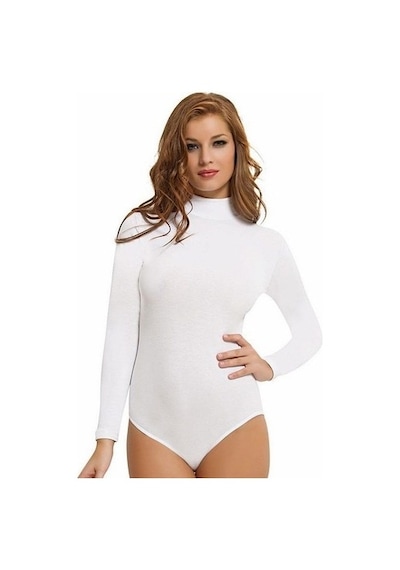 Nbb Bayan Uzun Kollu Boğazlı Çıtçıtlı Body 2960