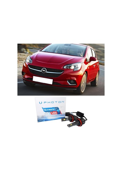 Opel Corsa E Led Xenon Uzun Far Ampulü H7 Ultimate 9500 Lumens Yeni Seri Beyaz 2014-2019