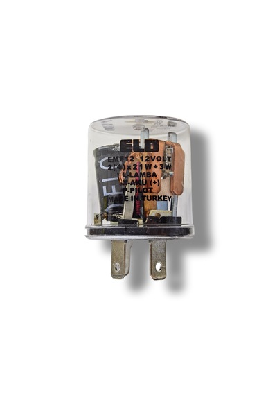 Elo Flaşör 3 Terminal Elektromekanik Universal 12 Volt