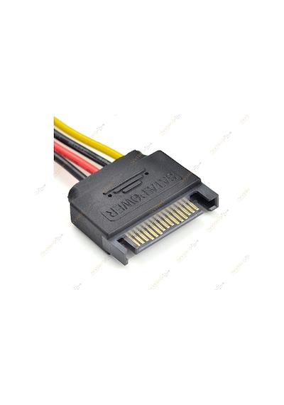 Sata Erkek To 4 Pin Molex İde Çevirici-Dönüştürücü Kablo - 20Cm