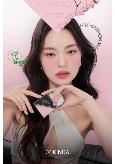Ciltle Bütünleşen Ve Pürüzsüzleştiren, Yumuşak Dokulu Allık Muzıgae Mansıon Fitting Blush 02 Kinda 02 Kinda