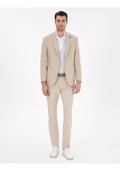 Pierre Cardin Erkek Bej Pantolon Kanvas-chino 50305450-vr011