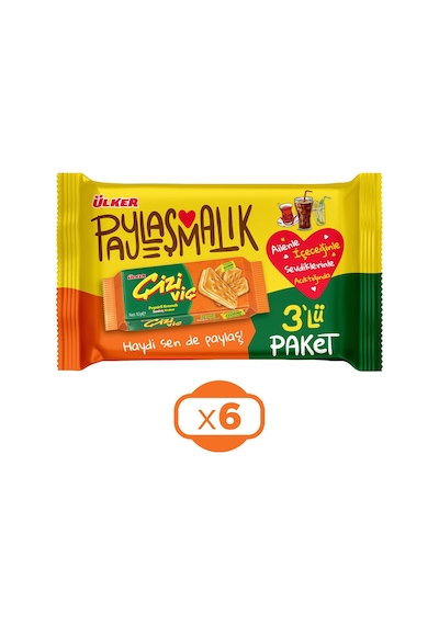 Ülker Çiziviç 3 Lü Paket 246 Gr X 6 Adet