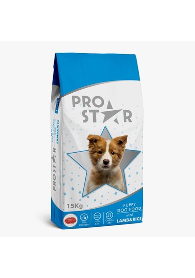 Prostar Kuzu Etli ve Pirinçli Yavru Köpek Maması 15 KG