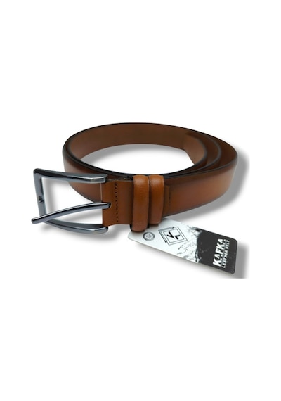 Kafka K140-26 Hakiki Deri Klasik Erkek Kemer 110 Cm Taba