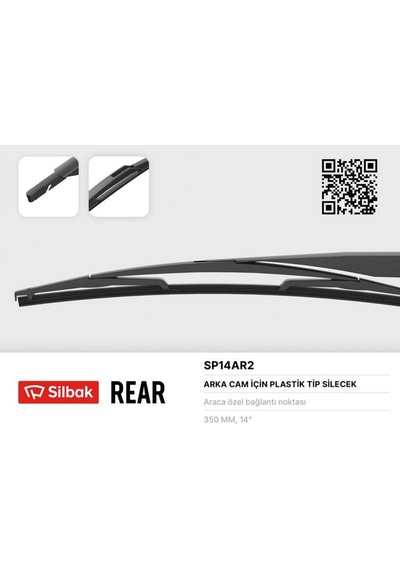 Silecek - 663 - Süpürgesi Arka Plastık Tıp Nemo-bıpper-fıorıno - Csmo-tex - 08 Boy:350mm