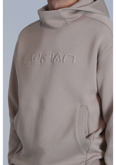 Lufian Robust Erkek Sweatshirt Bej Bej 112030136100550 Bej