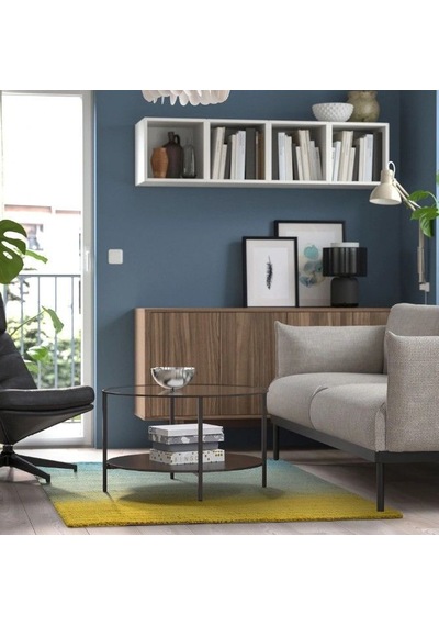 Ikea Hotellrum Halı 133 X 195 Cm Yeşil - Sarı - Mavi Çok Renkli