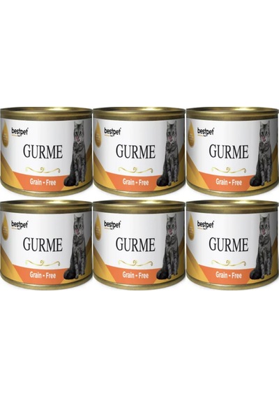 Bestpet Gurme Sığır Etli Yetişkin Kedi Konservesi 6 x 100 G