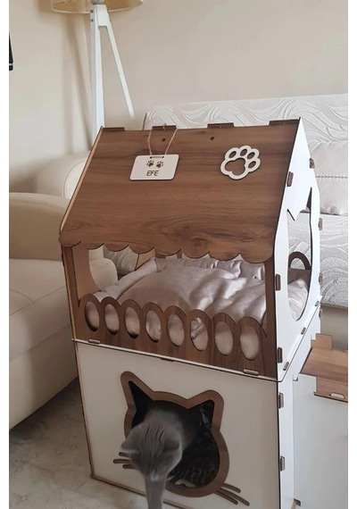 Büyük Teraslı Kedi Evi 2Xlarge