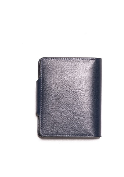 Navy Cüzdan & Kartlık Erkek 866 Vergelio Purse Matte Crystal Wallet Card Holder Mavi