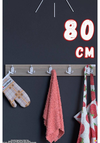 Arı 15 Kancalı Mutfak Askısı 3'lü Set 76,4x9,6 Cm - Şık Tasarım, Çok Amaçlı Düzenleyici Ve Yer Tasarrufu 80 Cm Arı 15 Kancalı Mutfak Askısı 3'lü Set 76,4x9,6 Cm - Şık Tasarım, Çok Amaçlı Düzenleyici Ve Yer Tasarrufu 80 Cm