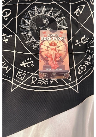 Tarot Orjinal Tarot Kart Mystic Rose Tarot Destesi Ve Kitabı Pembe Örtüsü
