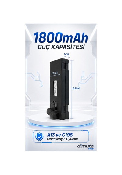 A13 / C19s Drone Bataryası 1800mah - 901708050