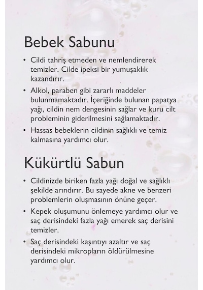 Eşek Sütü Sabunu & Baga Bebek Sabunu & Baga Kükürtlü Sabun Seti