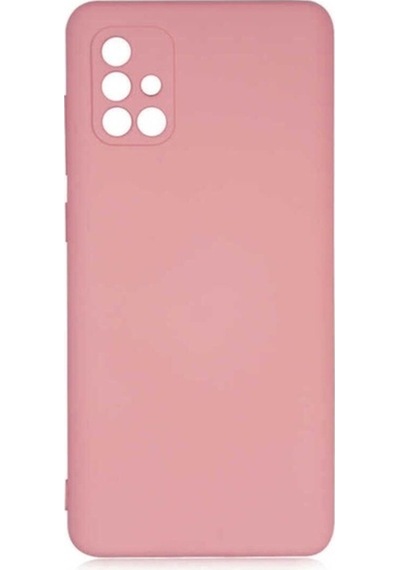 Samsung Uyumlu Galaxy A71 Kılıf Zore Mara Lansman Kapak Pembe Açık
