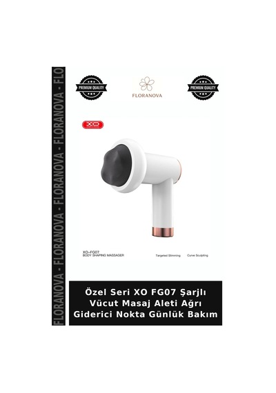 Özel Seri Xo Fg07 Şarjlı Vücut Masaj Aleti Giderici Nokta Günlük Bakım Çok Renkli