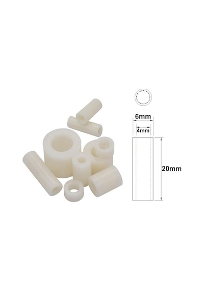 Motorobit 6X20Mm Led Distans (Standoff) - Beyaz