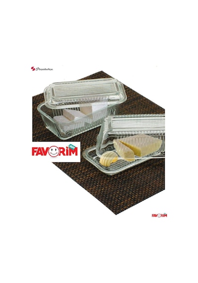 Paşabahçe Basic Frigo 6 Lı Cam Kahvalılık Tereyağlık Peynirlik