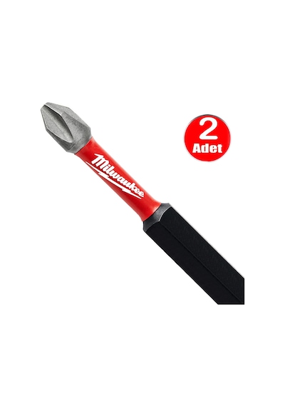 Milwaukee Bits Yıldız Uç Vidalama Matkap Ucu Ph2 X 90mm -2 Adet