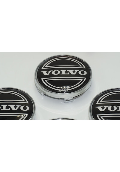 Dk Tuning Volvo Jant Göbeği Kapak Seti 60mm Gümüş Renk