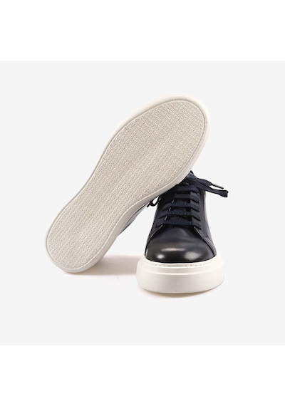 Mocassini Hakiki Deri Erkek Bağcıklı Kalın Taban Spor & Sneaker 35110 Laci Sipiro Lacivert