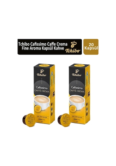Tchibo Cafissimo Caffe Crema Fine Aroma Kapsül Kahve 2 x 10'lu