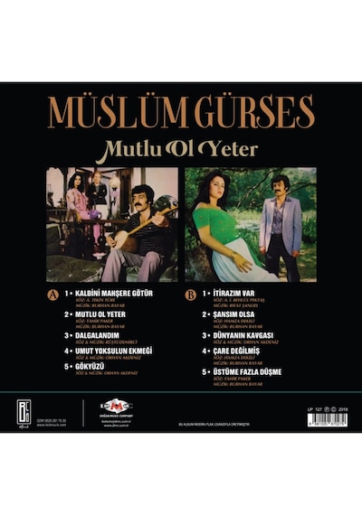 Plak - Müslüm Gürses - Mutlu Ol Yeter