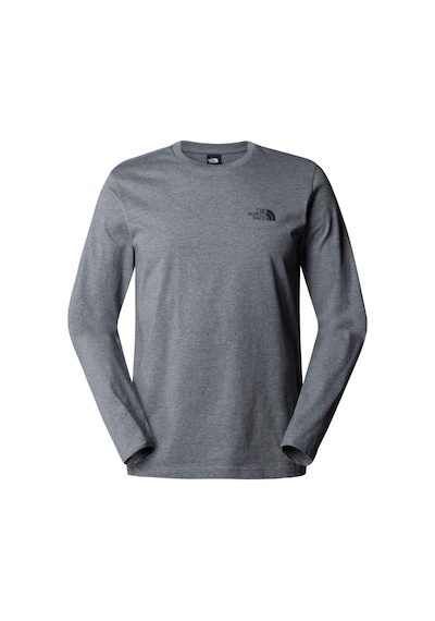 The North Face M L/s Sımple Dome Tee Erkek Tişört Nf0a87qndyy1 Gri