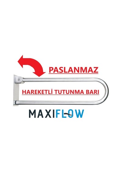 Maxiflow Hareketli Engelli Tutunma Barı Tutamak